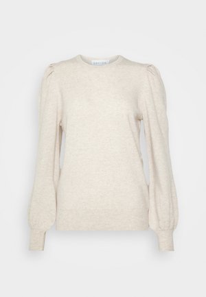 PUFF BALLOON SLEEVE - Jumper - light beige