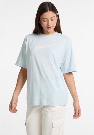 OVERSIZED - Apdrukāts T-krekls - himmelblau