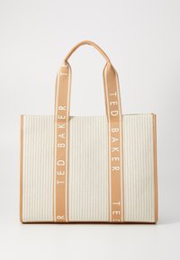 HAYLLEE STRIPED ICON BAG - Saco de mão - camel