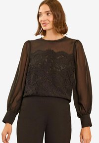 Love & Roses CREW NECK  - Blūze - black
