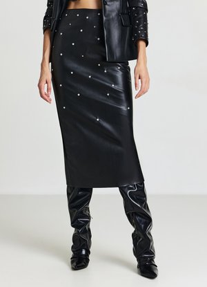 Bleistiftrock - ultrablack