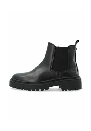 CASLEA - Enkellaarsjes met plateauzool - black