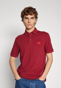 HUGO DERESO - Poloskjorter - dark red