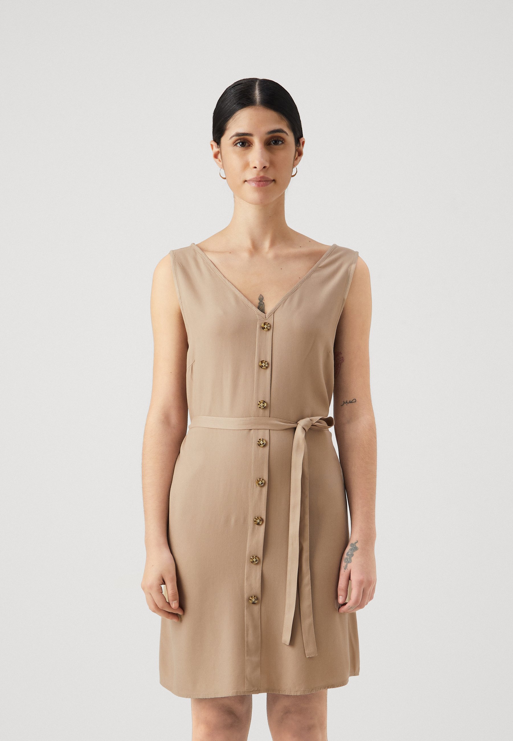 VERO MODA Shirt Dress 'VMBumpy' in Green | ABOUT YOU