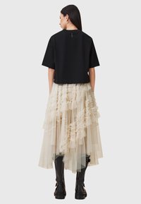 AllSaints JEN SKIRT - Falda acampanada - white