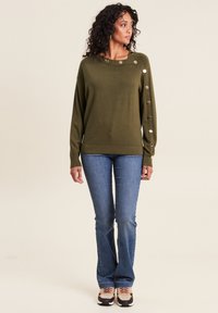 Breal MIT LANGEN ÄRMELN - Trui - vert olive