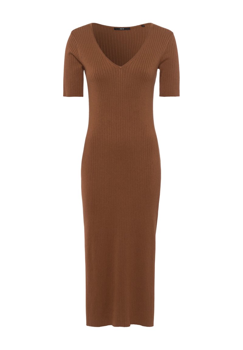 Damen Freizeitkleider | zero Strickkleid almond/braun - WN69579 Damen Freizeitkleider | zero Strickkleid almond/braun - WN69579