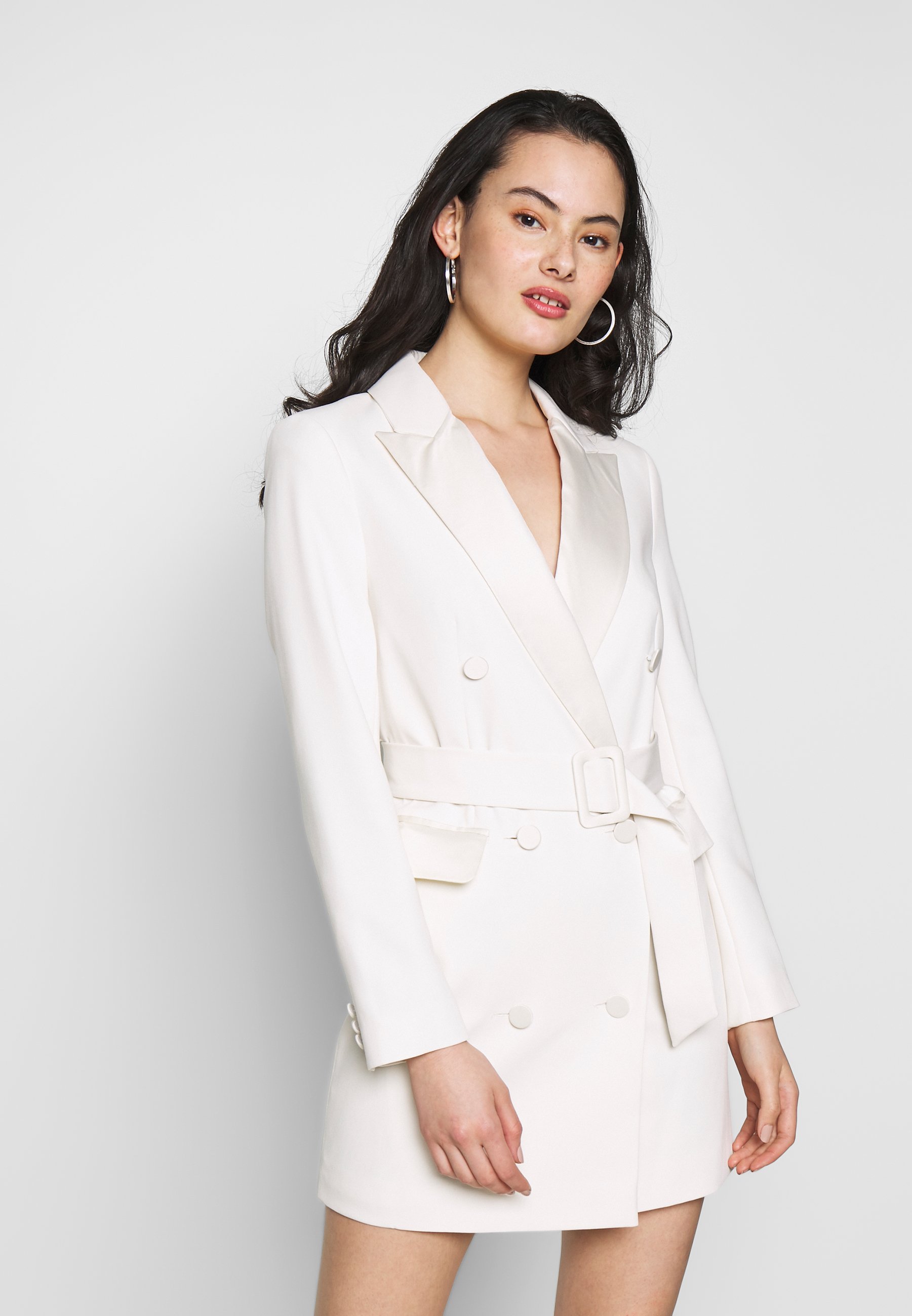 topshop white tuxedo dress