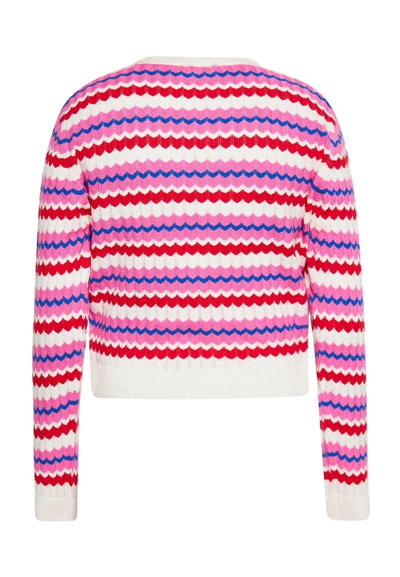 Strawberry Moon Only Struktur Strickpullover MyMo CO-BRANDED WITH