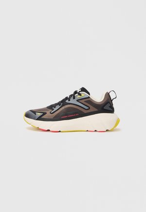 AURA UNISEX - Training shoe - black/stone/racer red