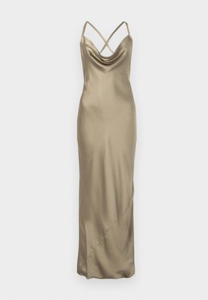 Norma Kamali CROSS BACK BIAS GOWN - Vestito elegante - gold-coloured