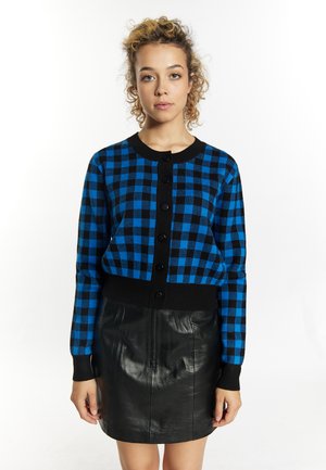 Cardigan - schwarz blau