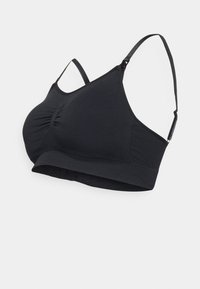 Lindex - SEAMLESS MATERNITY FULLER CUP - Pihik - black Väikepilt 1