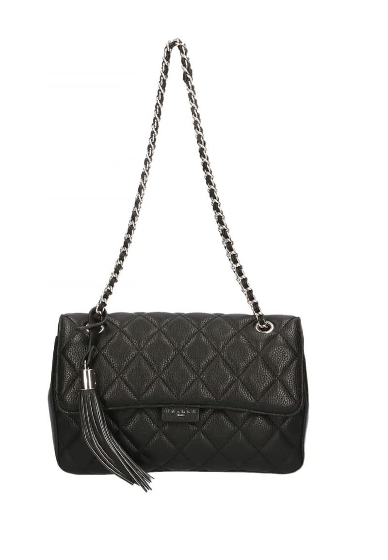 Gaelle MAXI SHOULDER STRAP IN ECOPELLE NERO