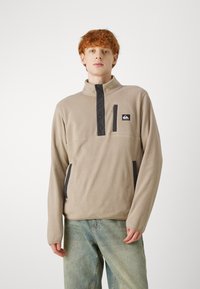 Quiksilver NO DESTINATION 2 HALF SNAP - Fleecepullover - timber wolf