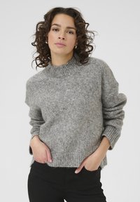 Kaffe Neule - grey melange