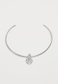 KNOT CHOKER - Collier - silver-coloured/white