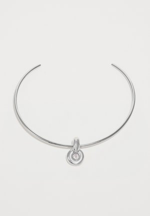 KNOT CHOKER - Ketting - silver-coloured/white