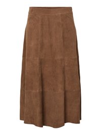 YASPALMA LONG SKIRT - Δερμάτινη φούστα - emperador