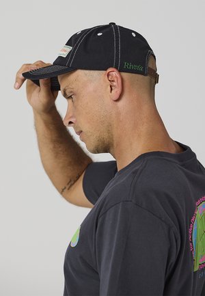 WALLFLOWER CONTRAST UNISEX - Kepuraitė - black