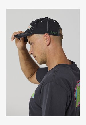 WALLFLOWER CONTRAST UNISEX - Kepuraitė - black