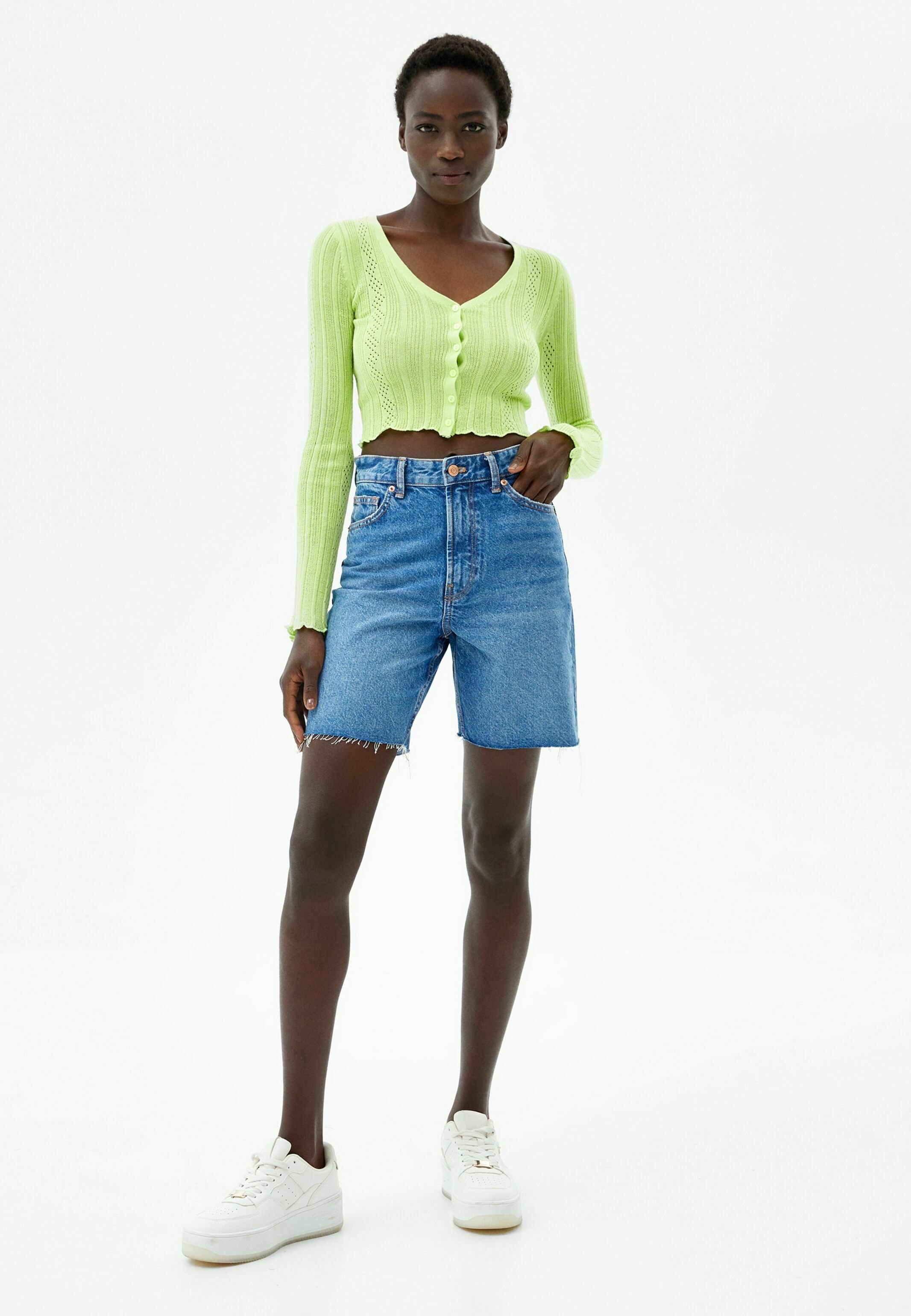 Bershka Kardigán - green/zöld - Zalando.hu