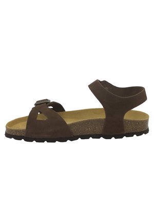 Sandali da donna marroni Papillio taglia 7 EU 38 lana stretta in pelle