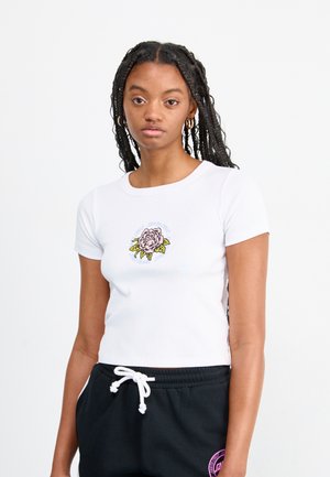 Santa Cruz RINGED ARRANGEMENT FRONT  - Print T-shirt - white