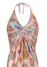 CHIC by Lirette KORTE HALTER JURK MOUZAKI - Freizeitkleid - roze