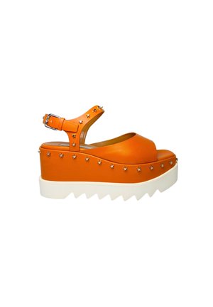 Stella McCartney, SCARPE DONNA STELLA MCCARTNEY ELYSE MAT ALTER ORANGE - Sandalen met plateauzool - arancione