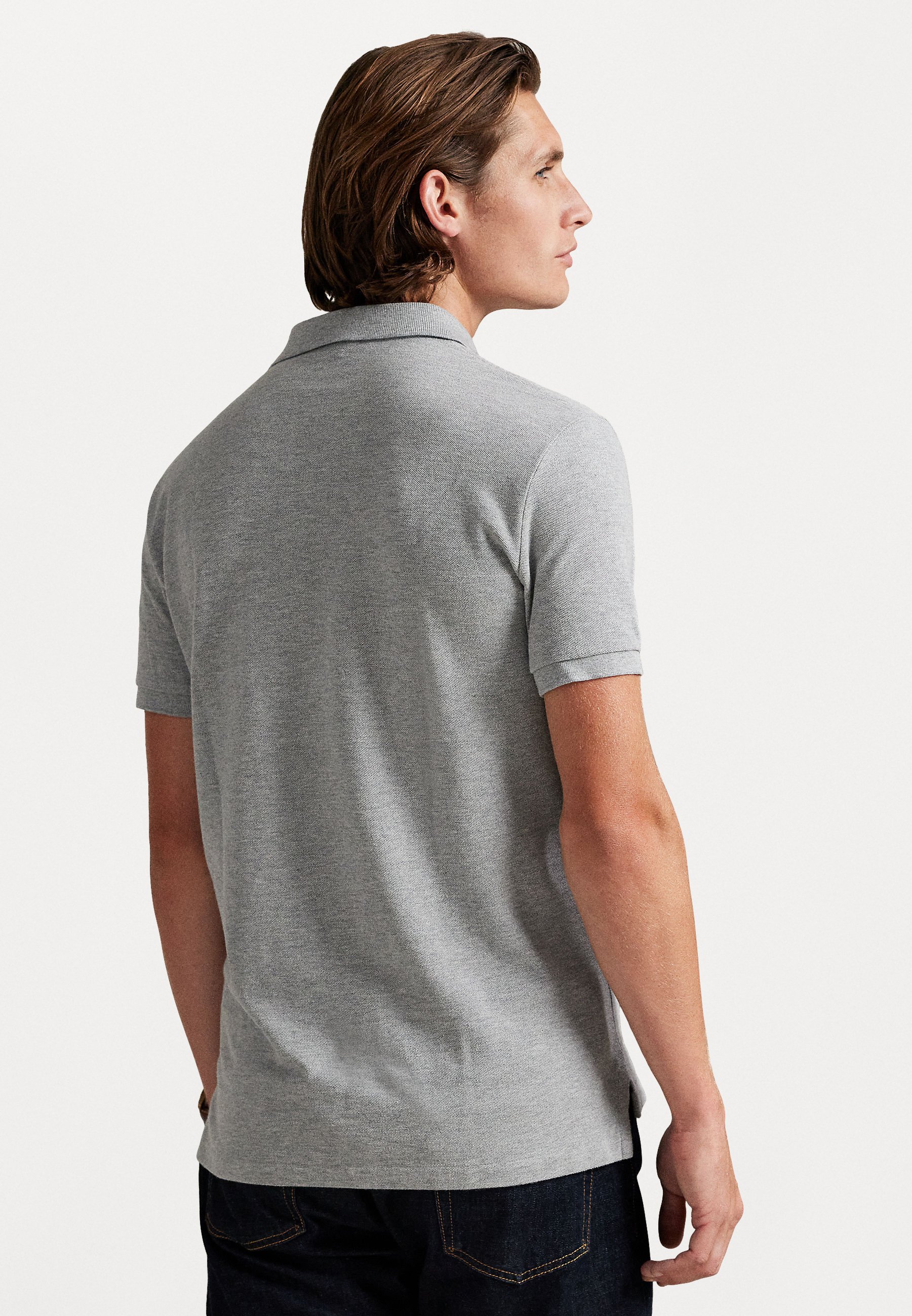 Polo Ralph Lauren ライトグレー ポロシャツ 新品タグ付 2XL Polo Ralph Lauren（ポロラルフローレン）ポロシャツ グレー サイズ:L
