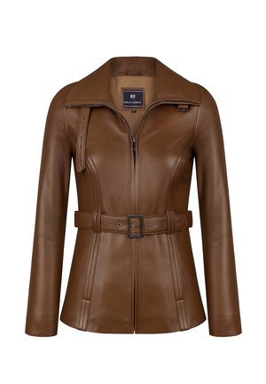 CLASSIC CUT  - Leren jas - brown