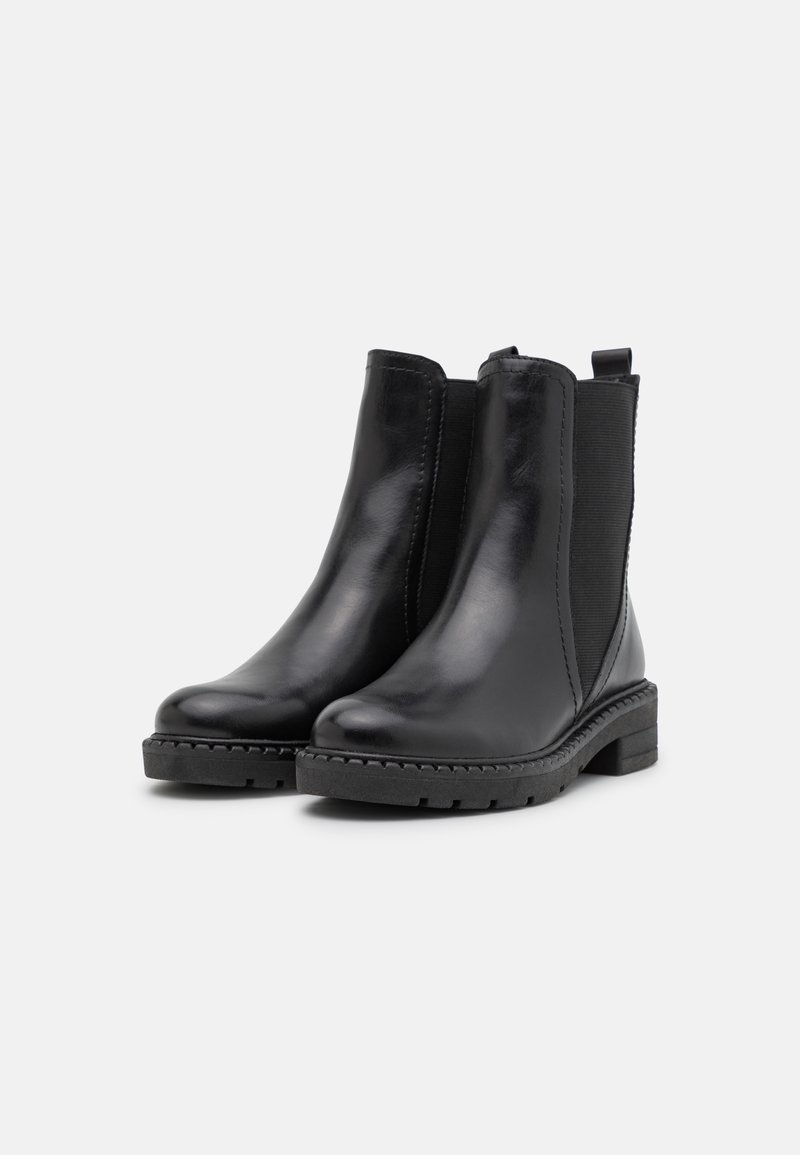 Damen Ankle Boots | Marco Tozzi Stiefelette black antic/schwarz - XS60480 Damen Ankle Boots | Marco Tozzi Stiefelette black antic/schwarz - XS60480