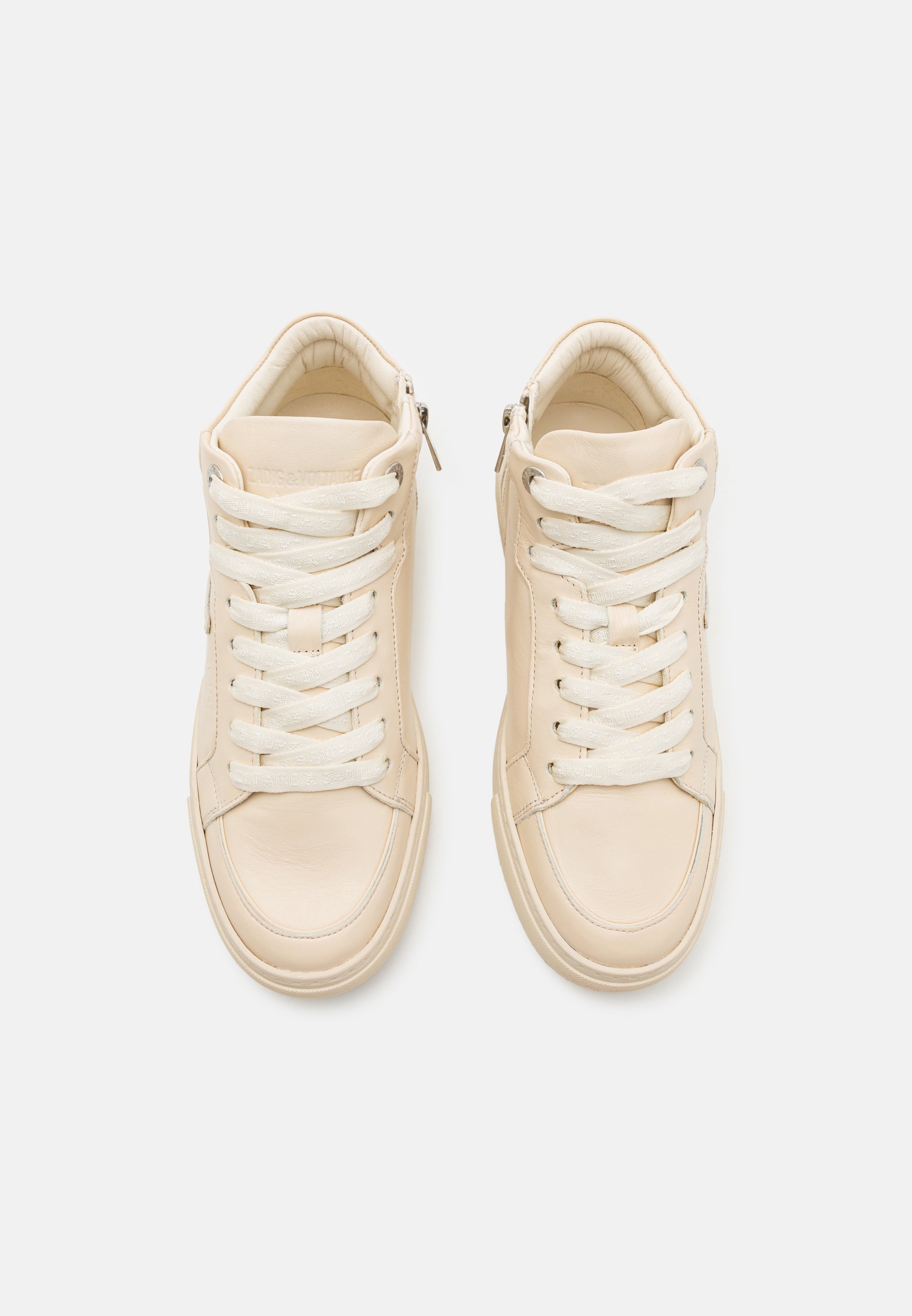 スニーカー Mid Fly On Sneakers - Zadig & Voltaire - Leather - White Mid Fly On Sneakers - Zadig & Voltaire - Leather - White