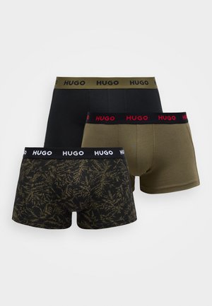 TRUNK TRIPLET DESIGN 3 PACK - Boxer Briefs - black/khaki