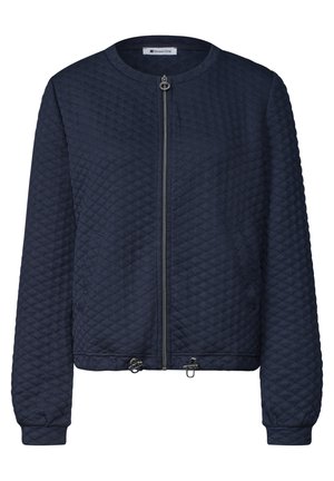 Street One, JACKE MIT RUNDHALS UND STRUKTUR - Gilet - darkest blue