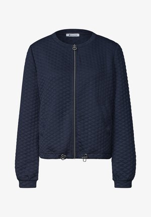 Street One, JACKE MIT RUNDHALS UND STRUKTUR - Gilet - darkest blue