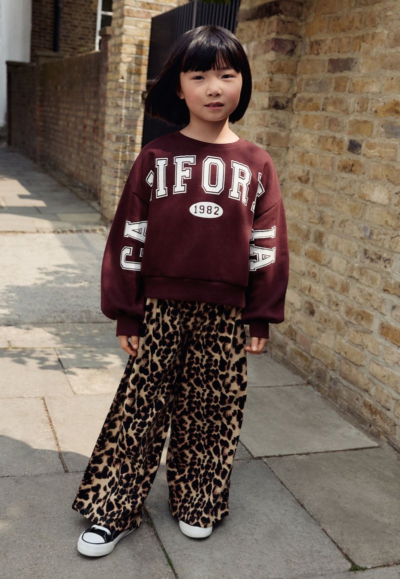 Next VARSITY SET - Felpa - burgundy red