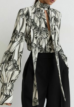 Reiss, Blouse - black white