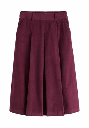 REGULAR FIT - A-linjekjol - burgundy red