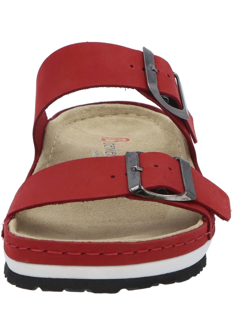 Damen Sneaker | Berkemann Pantolette flach rot - HY14046 Damen Sneaker | Berkemann Pantolette flach rot - HY14046