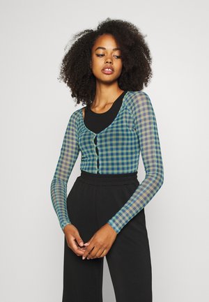 NICOLE - Vest - blue/green