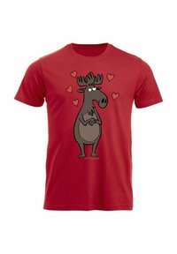 rockshirts BAD NATURE HIRVI   - T-shirt print - red