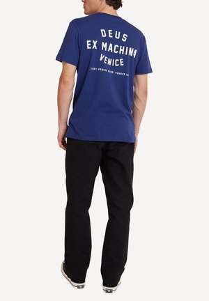 VENICE SKULL  - Print T-shirt - mechanic blue