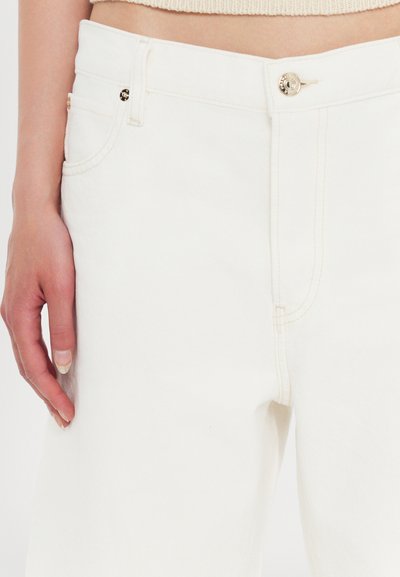 FRAME THE LEISURE - Jeansshorts - white