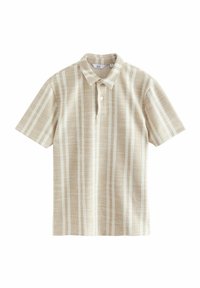 VERITCAL STRIPE - REGULAR FIT - Piké - neutral brown