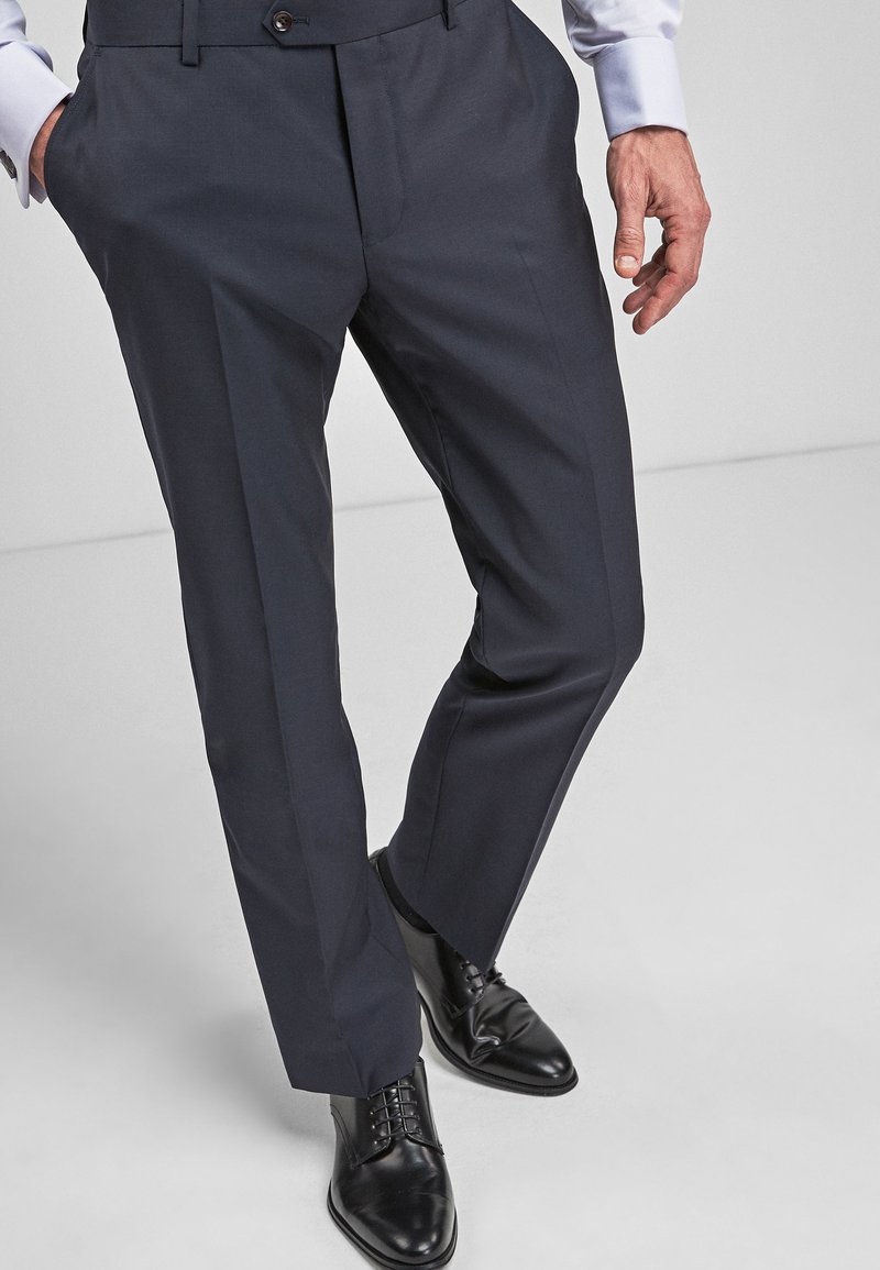 Next REGULAR FIT TOLLEGNO WOOL - Anzughose - dark blue