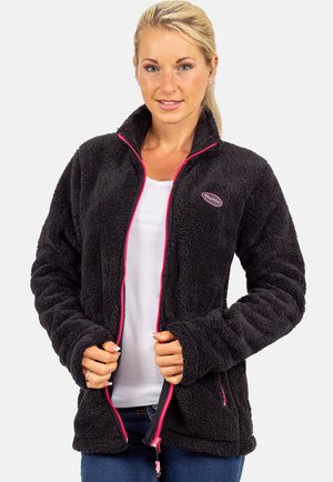 Fleece jacket - schwarz