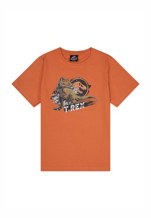 JURASSIC WORLD                   - Print T-shirt - orange