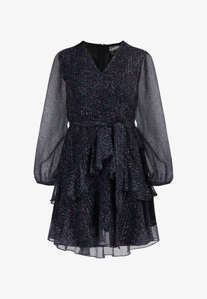 DreiMaster, LONG-SLEEVED - Day dress - schwarz blumendruck